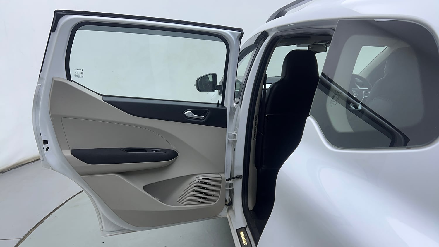 Used 2021 Renault Triber RXZ EASY-R AMT Petrol Automatic interior LEFT REAR DOOR OPEN VIEW
