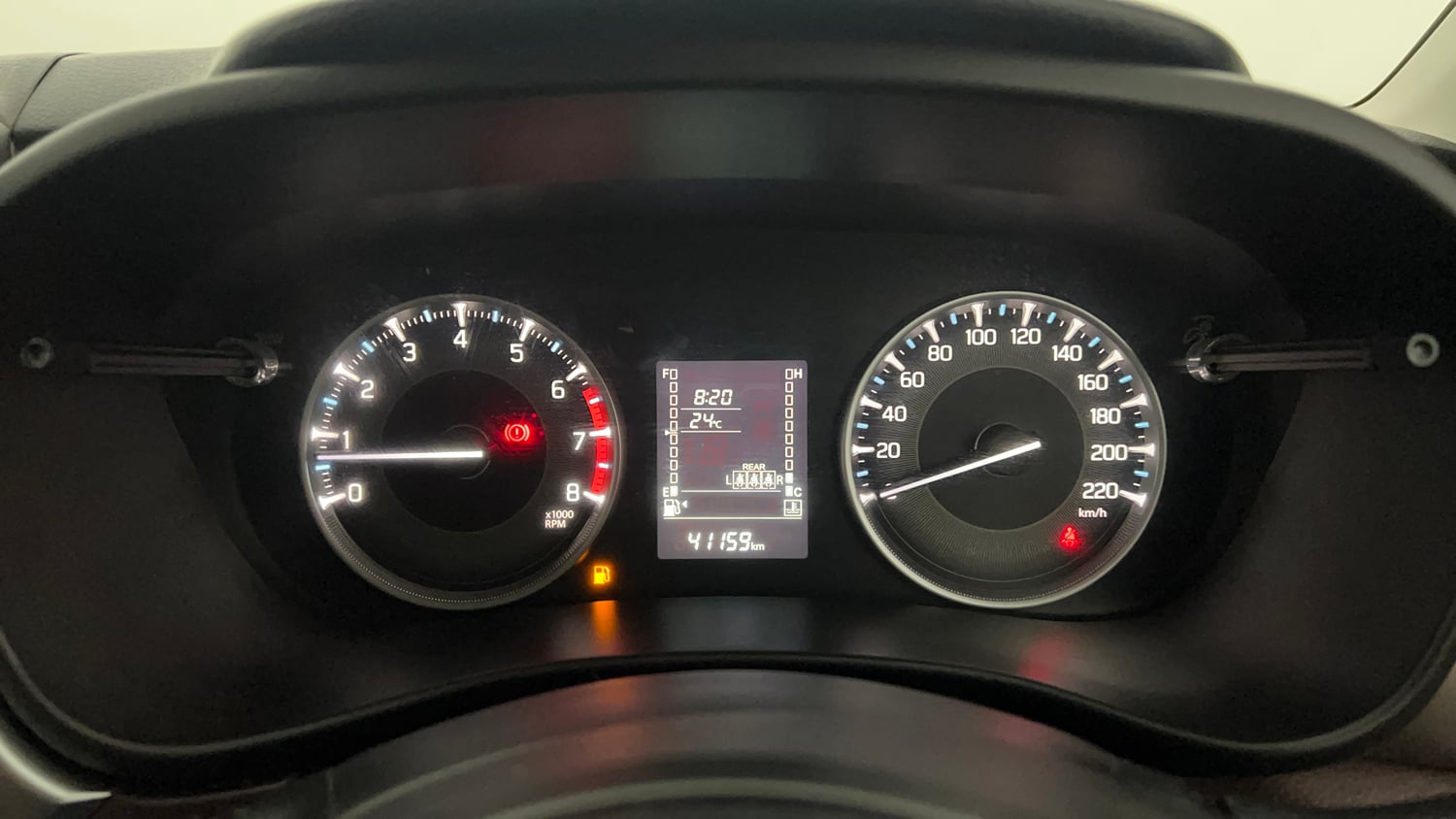 Used 2024 Maruti Suzuki Fronx Delta Plus 1.2L MT Petrol Manual interior CLUSTERMETER VIEW