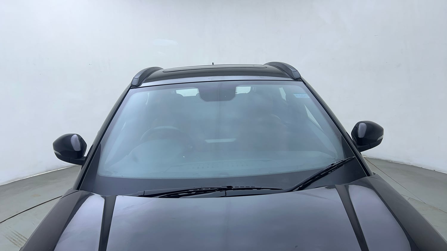 Used 2023 Tata Nexon XZA Plus LUXS Red Dark Edition Petrol Automatic exterior FRONT WINDSHIELD VIEW
