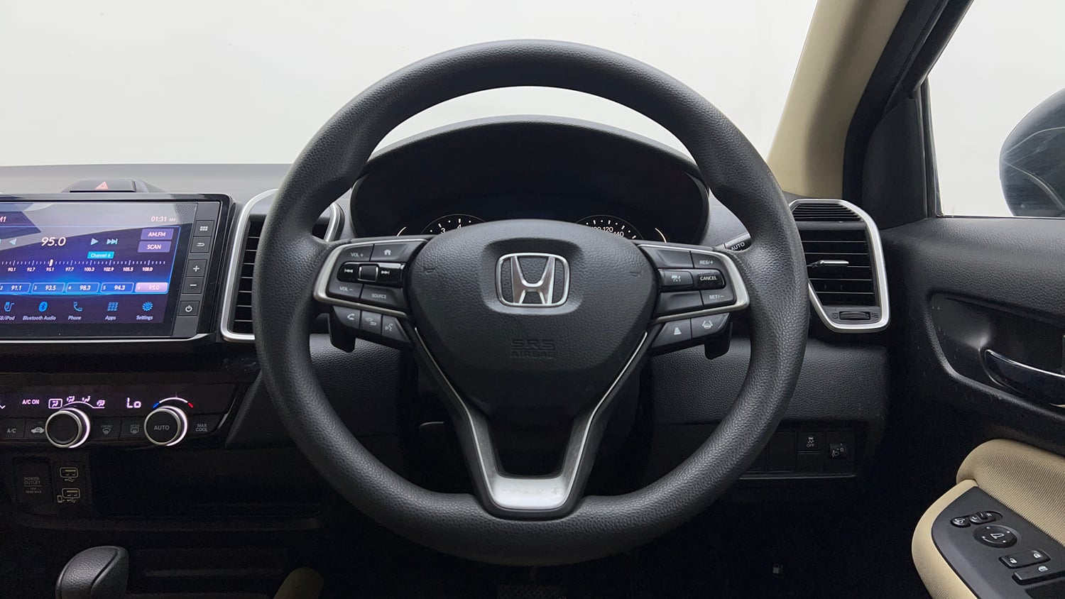 Used 2023 Honda City V Petrol CVT Petrol Automatic interior STEERING VIEW