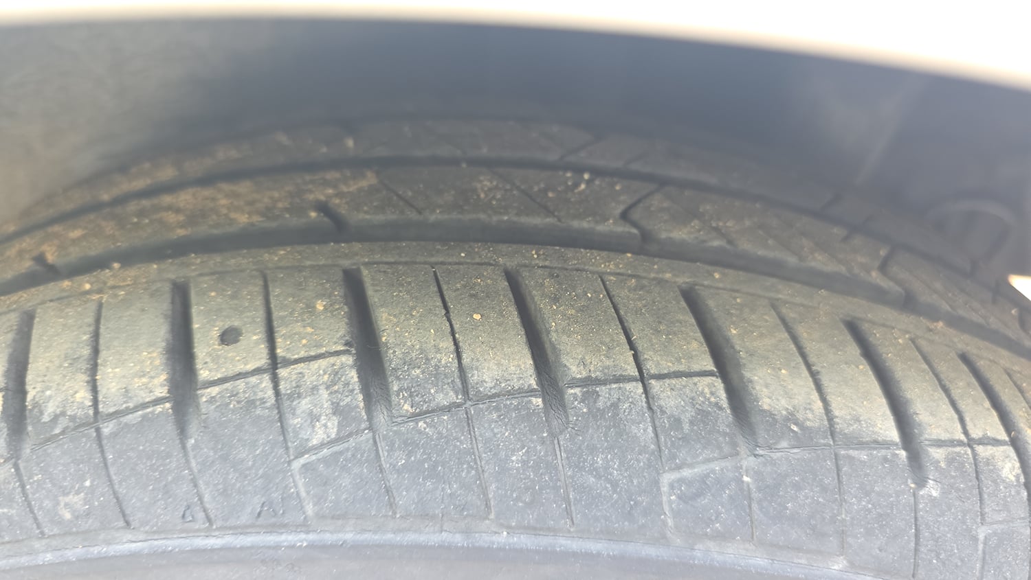 Used 2018 Hyundai Grand i10 Magna 1.2 Kappa VTVT Petrol Manual tyres LEFT REAR TYRE TREAD VIEW