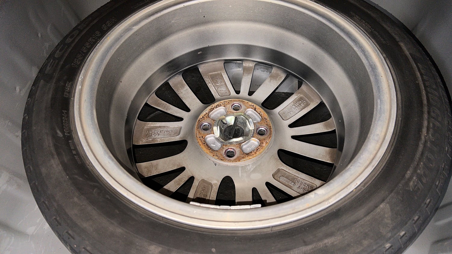 Used 2021 Honda City ZX CVT Petrol Petrol Automatic tyres SPARE TYRE VIEW