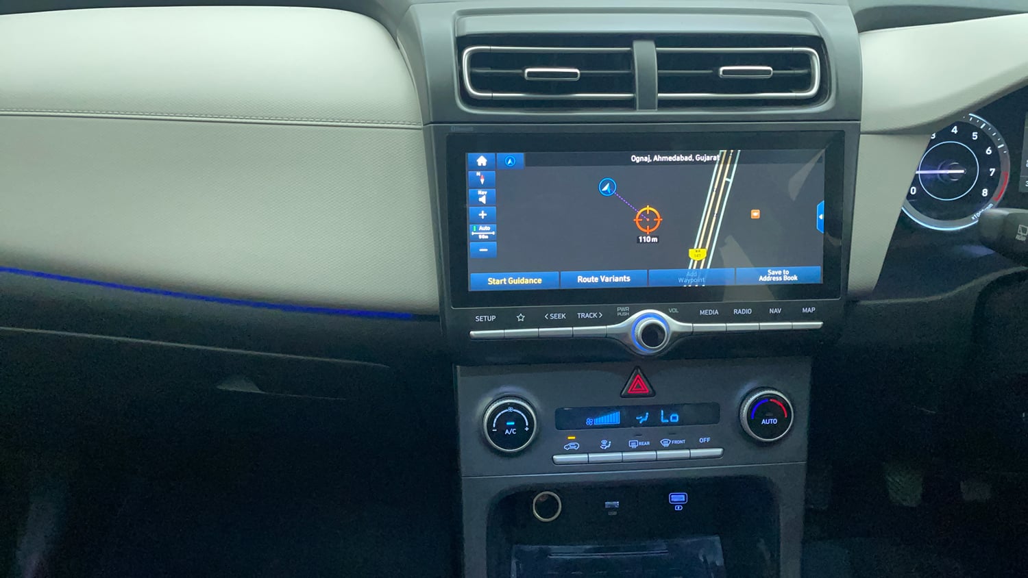 Used 2024 Hyundai Creta SX 1.5 Petrol Petrol Manual interior MUSIC SYSTEM & AC CONTROL VIEW