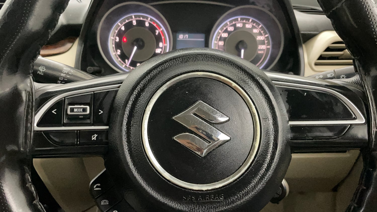Used 2018 Maruti Suzuki Dzire VXi Petrol Manual top_features Steering mounted controls