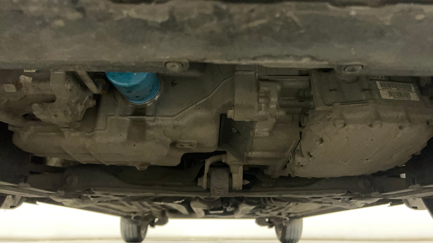 Used 2024 Honda Amaze VX 1.2 Petrol CVT Petrol Automatic extra FRONT LEFT UNDERBODY VIEW