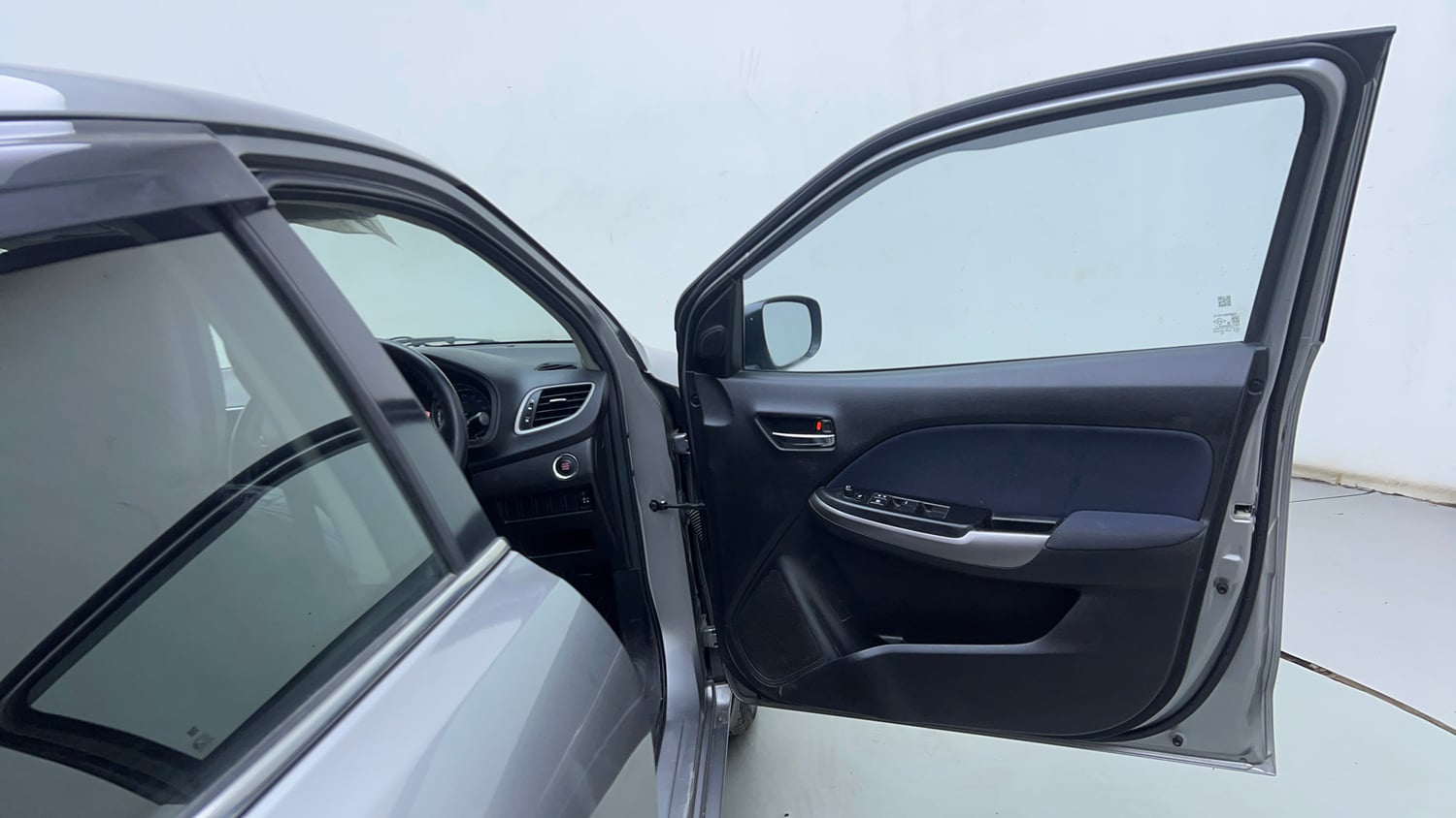 Used 2021 Maruti Suzuki Baleno Zeta Petrol Manual interior RIGHT FRONT DOOR OPEN VIEW
