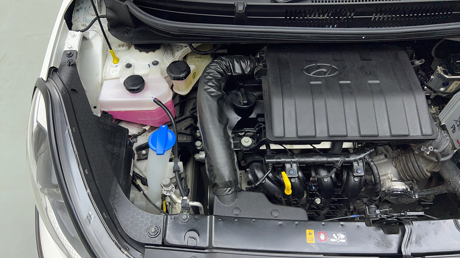 Used 2024 Hyundai Grand i10 Nios Sportz 1.2 Kappa VTVT Petrol Manual engine ENGINE RIGHT SIDE VIEW