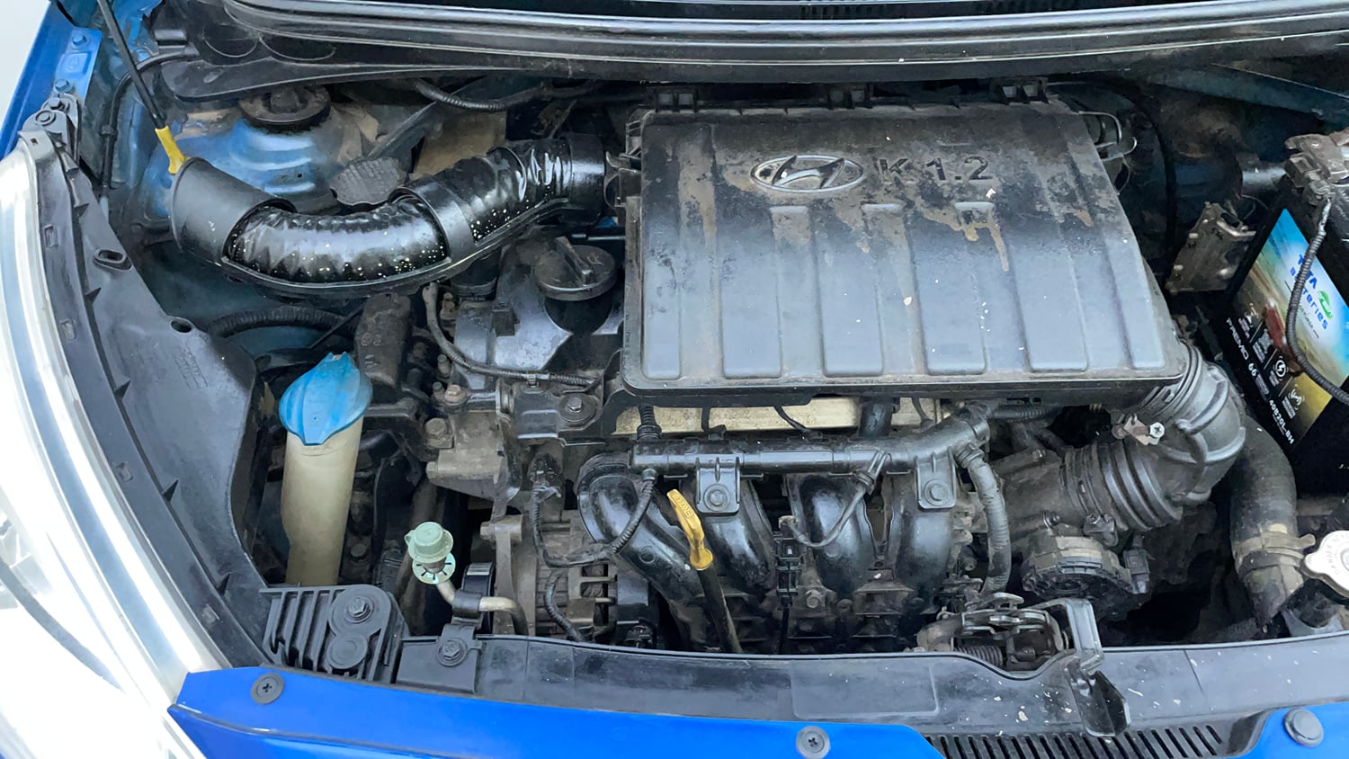 Used 2017 Hyundai Grand i10 Asta 1.2 Kappa VTVT Petrol Manual engine ENGINE RIGHT SIDE VIEW