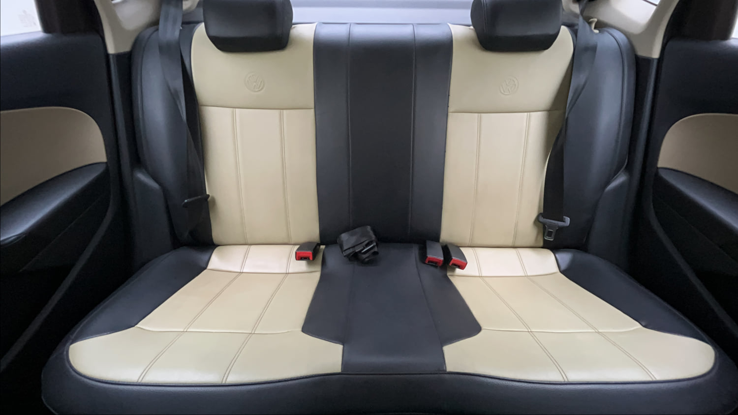 Used 2016 Volkswagen Ameo Highline 1.5L AT Diesel Automatic interior REAR SEAT CONDITION VIEW