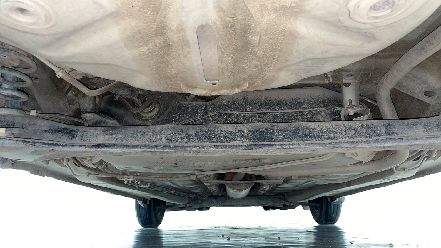 Used 2018 Maruti Suzuki Dzire VXi Petrol Manual extra REAR UNDERBODY VIEW (TAKEN FROM REAR)