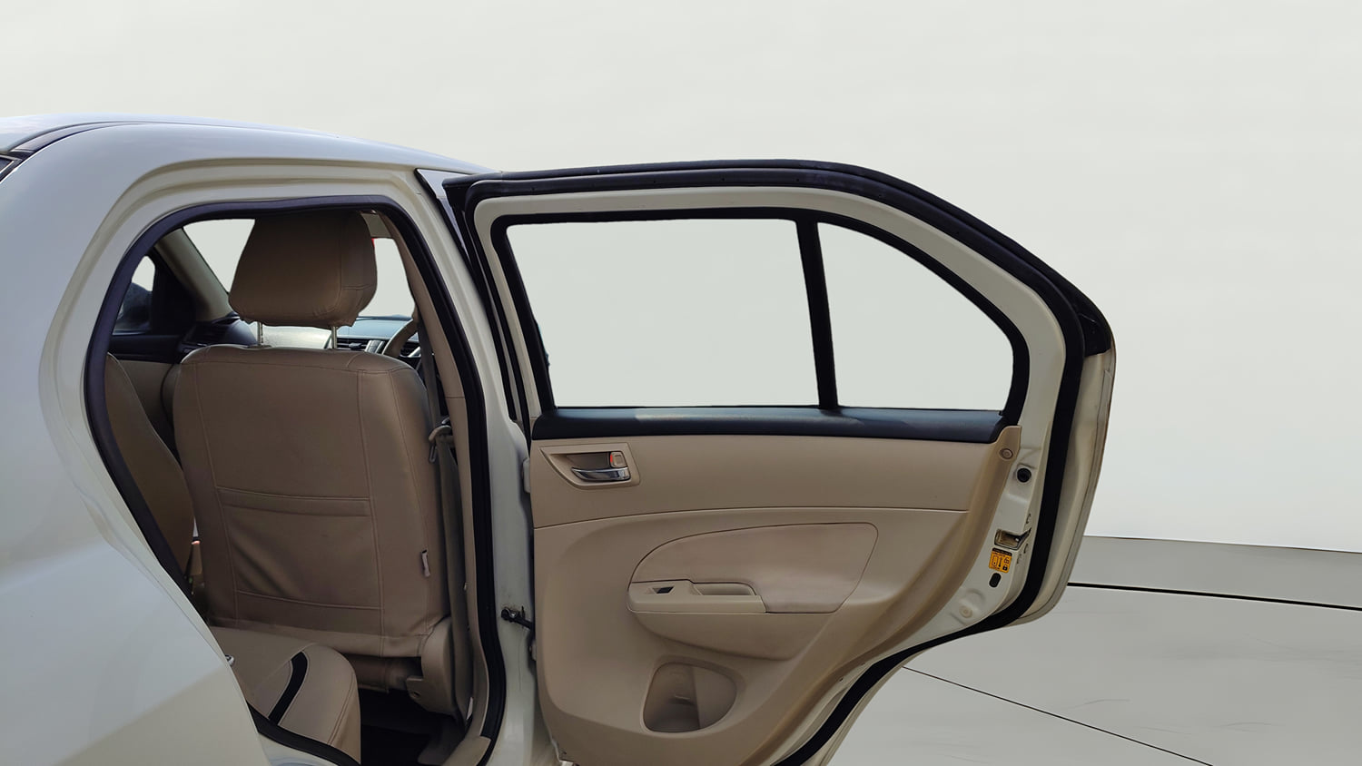 Used 2012 Maruti Suzuki Swift Dzire ZXI Petrol Manual interior RIGHT REAR DOOR OPEN VIEW