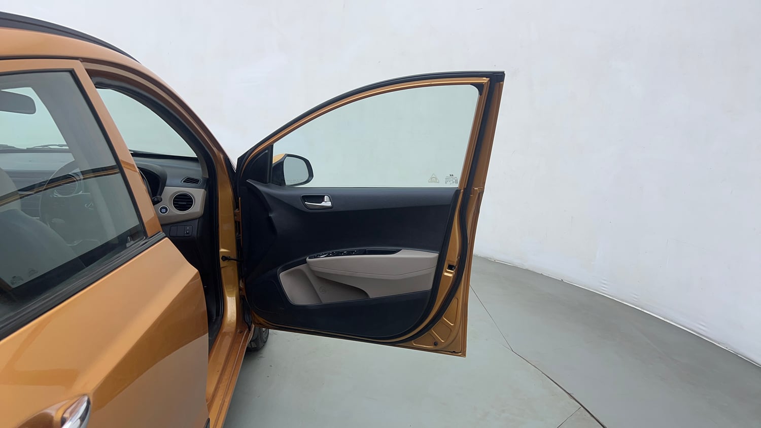 Used 2014 Hyundai Grand i10 Asta 1.2 Kappa VTVT Petrol Manual interior RIGHT FRONT DOOR OPEN VIEW