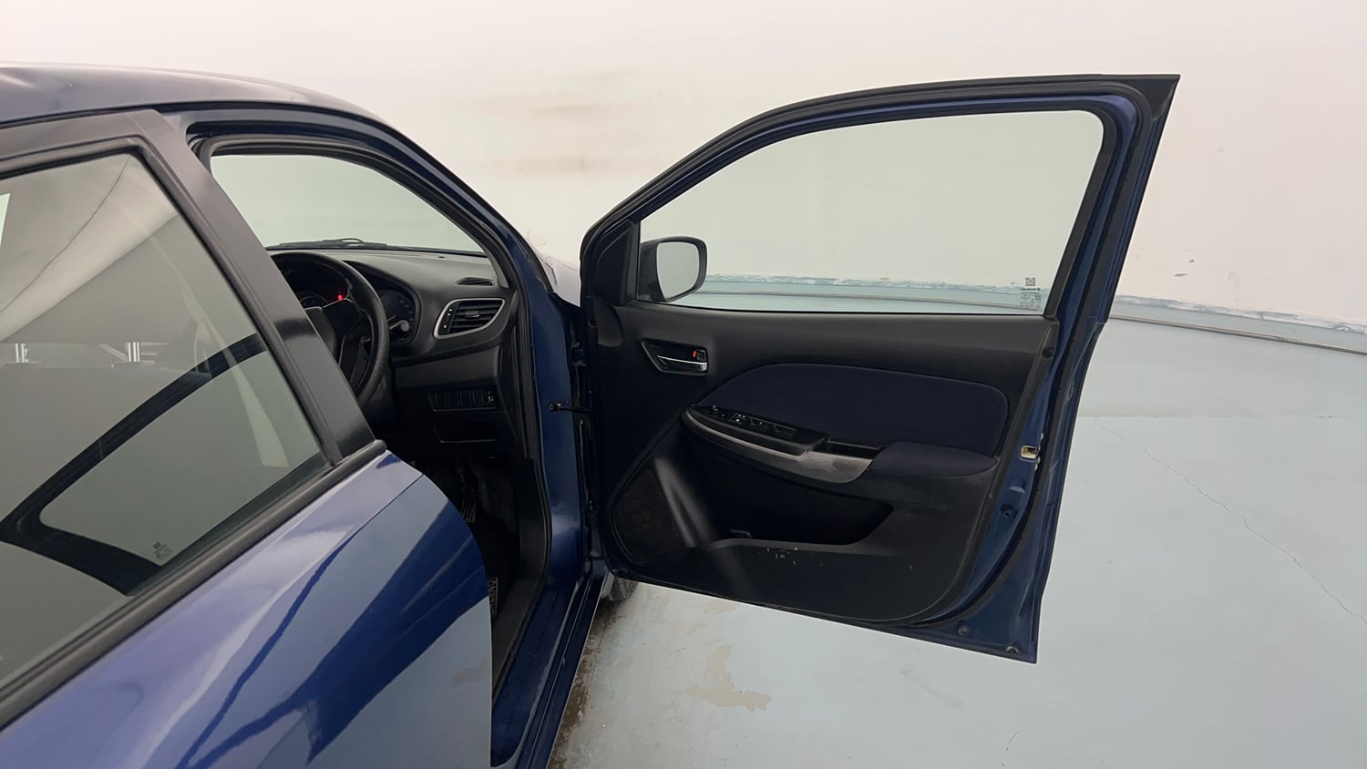 Used 2019 Maruti Suzuki Baleno Delta Petrol Manual interior RIGHT FRONT DOOR OPEN VIEW