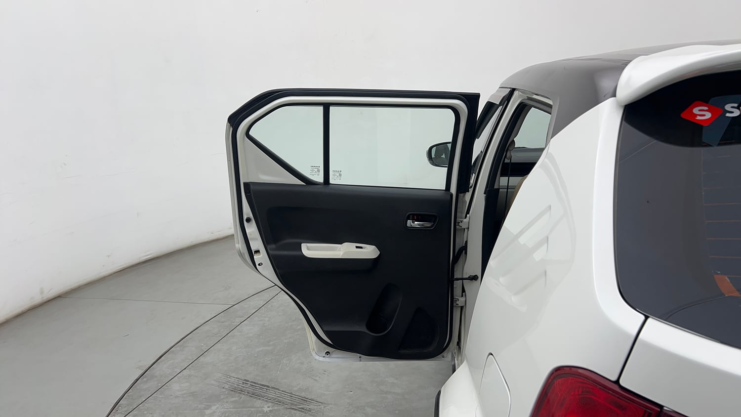 Used 2017 Maruti Suzuki Ignis Zeta 1.2 AMT Petrol Automatic interior LEFT REAR DOOR OPEN VIEW