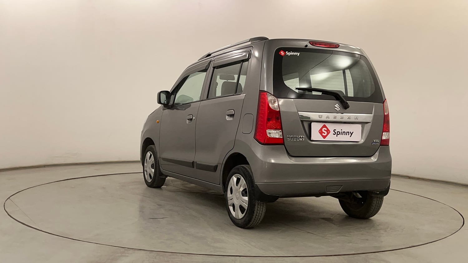 Used 2018 Maruti Suzuki Wagon R 1.0 VXI AMT Petrol Automatic exterior LEFT REAR CORNER VIEW