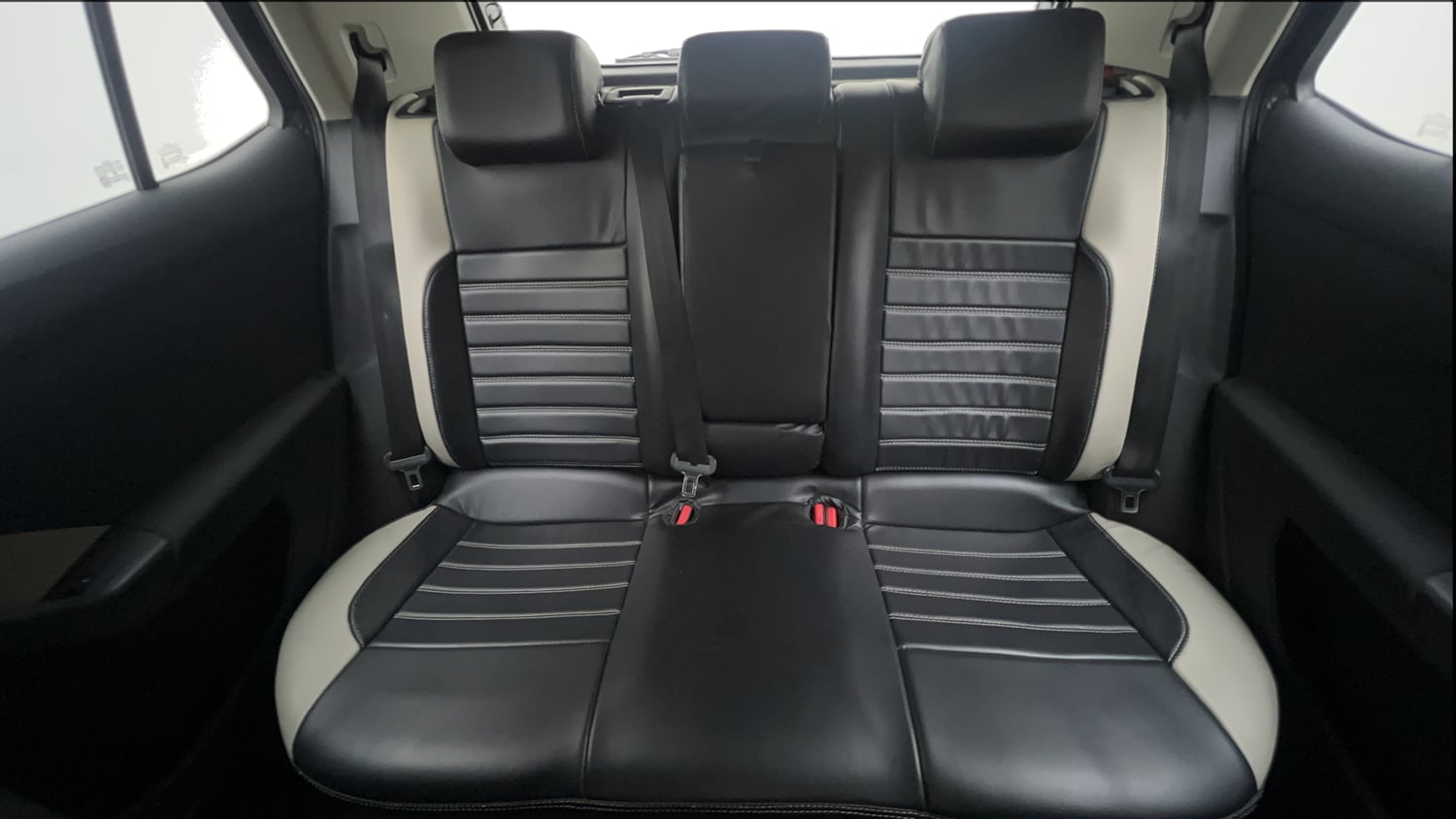 Used 2023 Volkswagen Taigun Highline 1.0 TSI MT Petrol Manual interior REAR SEAT CONDITION VIEW
