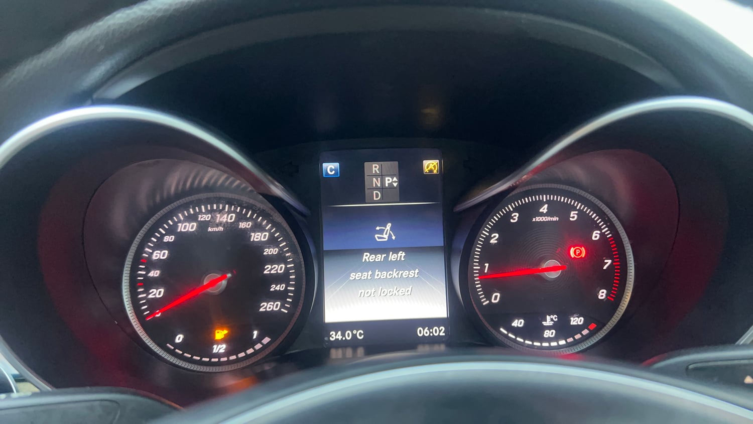 Used 2017 Mercedes-Benz C-Class C 200 Avantgarde Petrol Automatic interior CLUSTERMETER VIEW