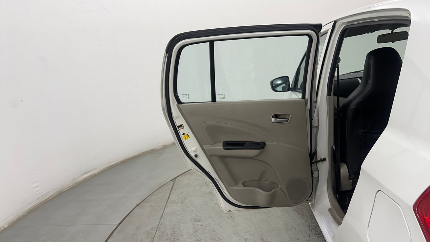 Used 2014 Maruti Suzuki Celerio VXi Petrol Manual interior LEFT REAR DOOR OPEN VIEW