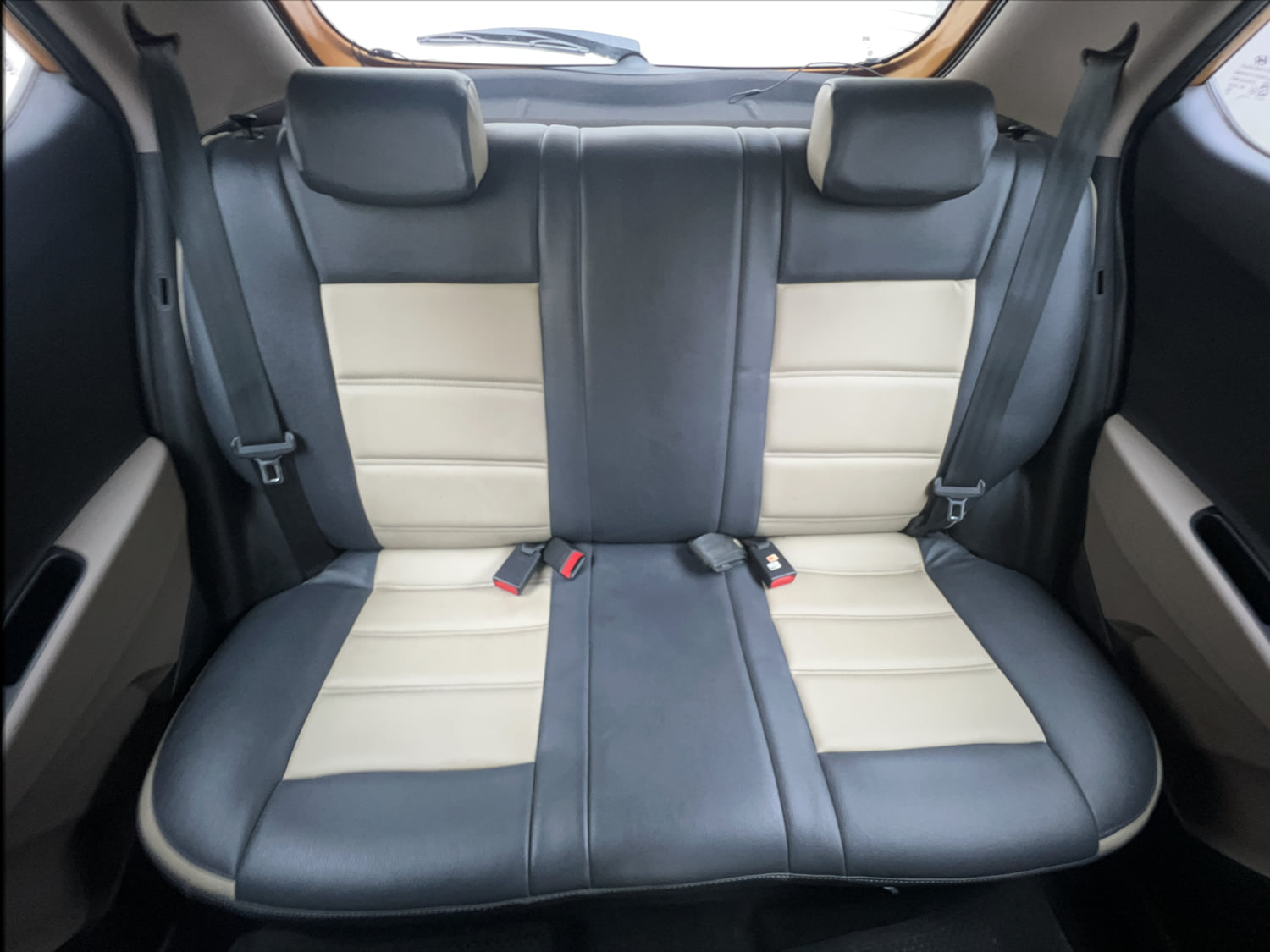 Used 2014 Hyundai Grand i10 Asta 1.2 Kappa VTVT Petrol Manual interior REAR SEAT CONDITION VIEW