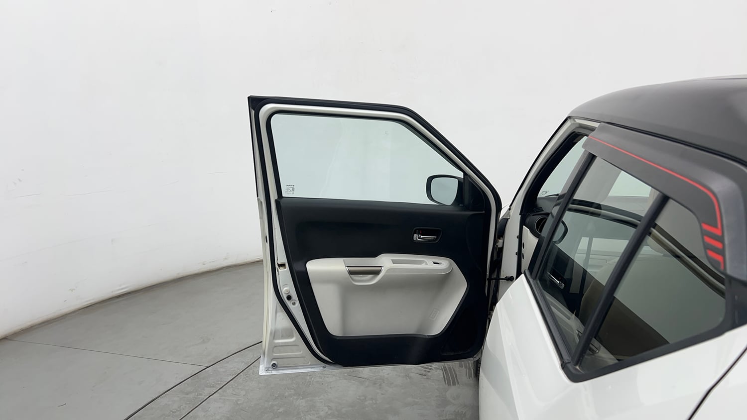 Used 2017 Maruti Suzuki Ignis Zeta 1.2 AMT Petrol Automatic interior LEFT FRONT DOOR OPEN VIEW