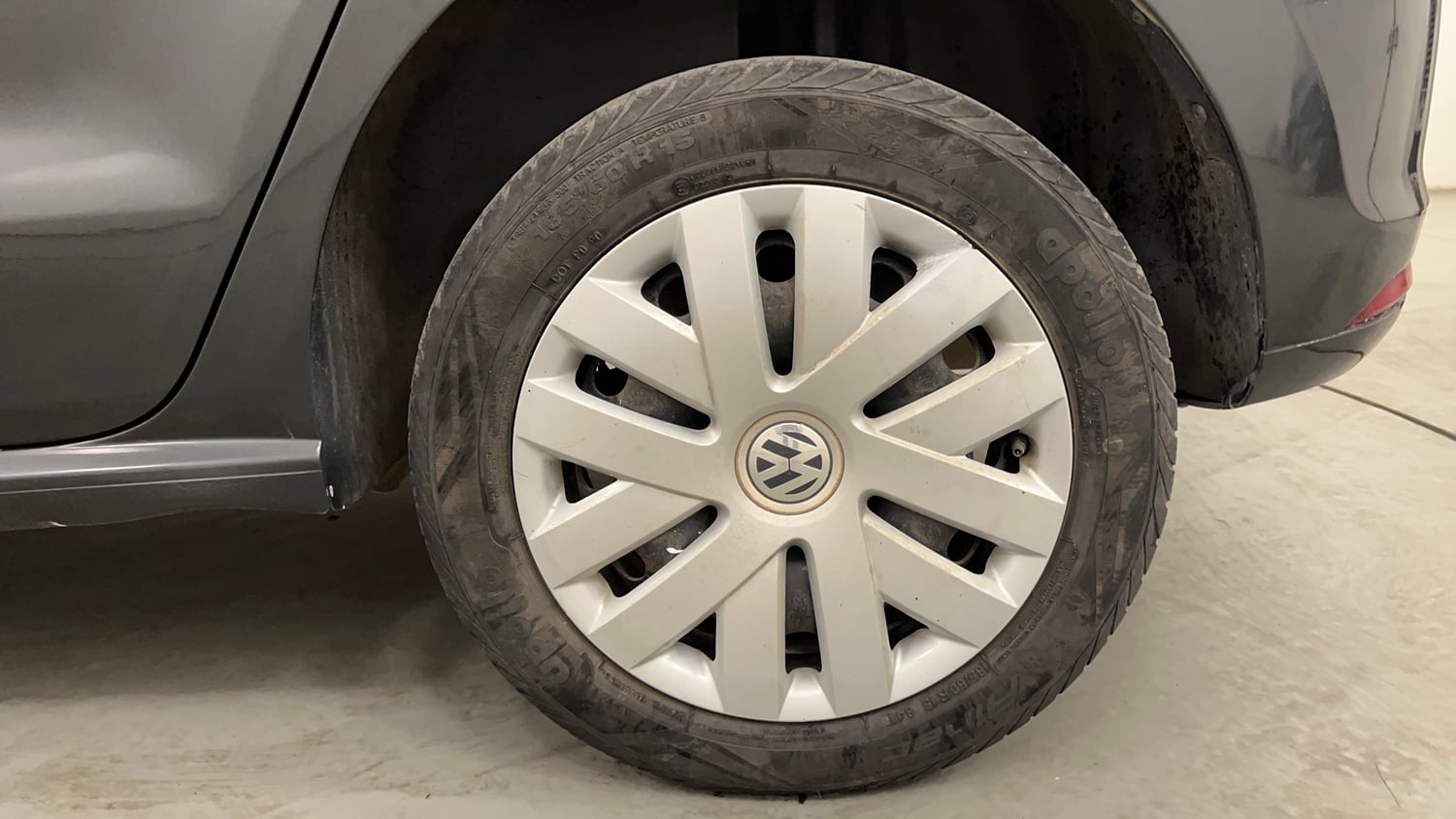 Used 2014 Volkswagen Polo Comfortline 1.2L (P) Petrol Manual tyres LEFT REAR TYRE RIM VIEW