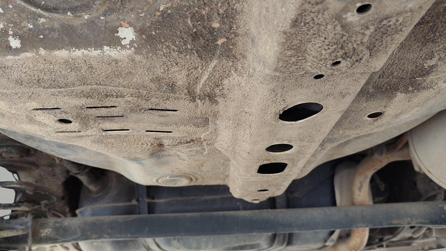 Used 2012 Maruti Suzuki Swift Dzire ZXI Petrol Manual extra REAR UNDERBODY VIEW (TAKEN FROM REAR)