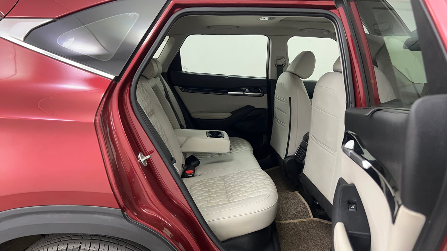 Used 2021 kia Seltos HTX IVT 1.5 Petrol Automatic interior RIGHT SIDE REAR DOOR CABIN VIEW