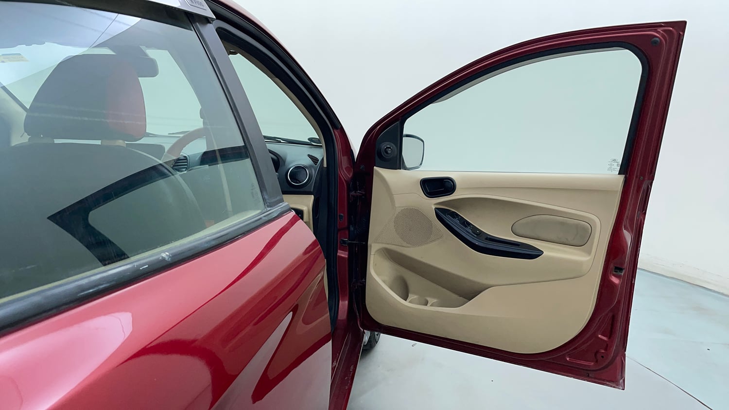Used 2019 Ford Figo Aspire Titanium Plus 1.5 TDCi Diesel Manual interior RIGHT FRONT DOOR OPEN VIEW