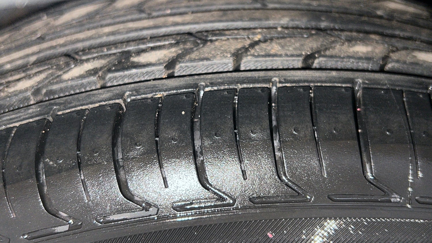 Used 2022 Honda WR-V VX MT Petrol Petrol Manual tyres RIGHT REAR TYRE TREAD VIEW