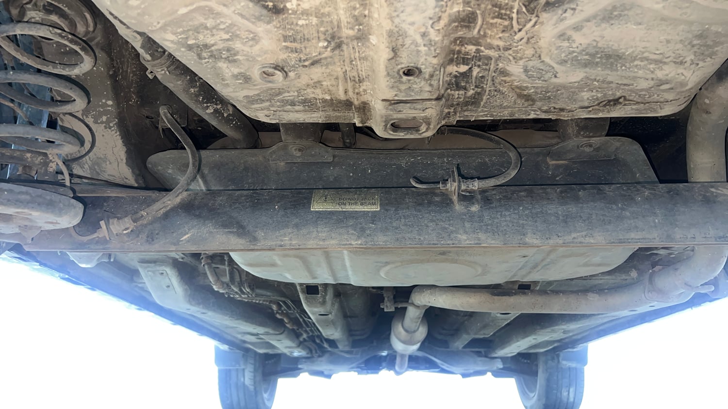 Used 2023 Tata Nexon XZA Plus LUXS Red Dark Edition Petrol Automatic extra REAR UNDERBODY VIEW (TAKEN FROM REAR)