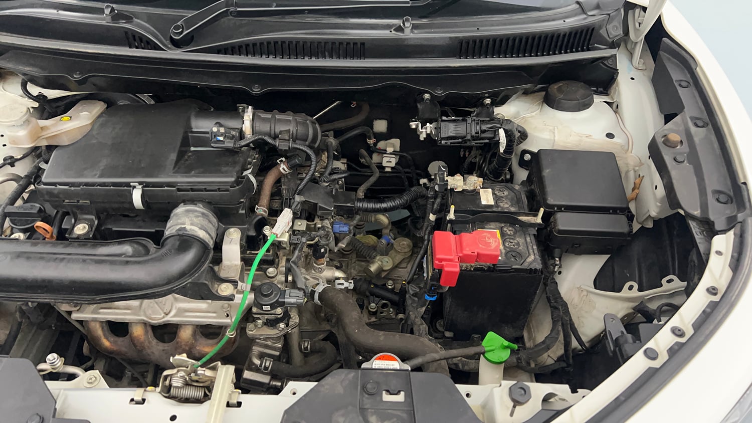 Used 2024 Maruti Suzuki Fronx Delta Plus 1.2L MT Petrol Manual engine ENGINE LEFT SIDE VIEW