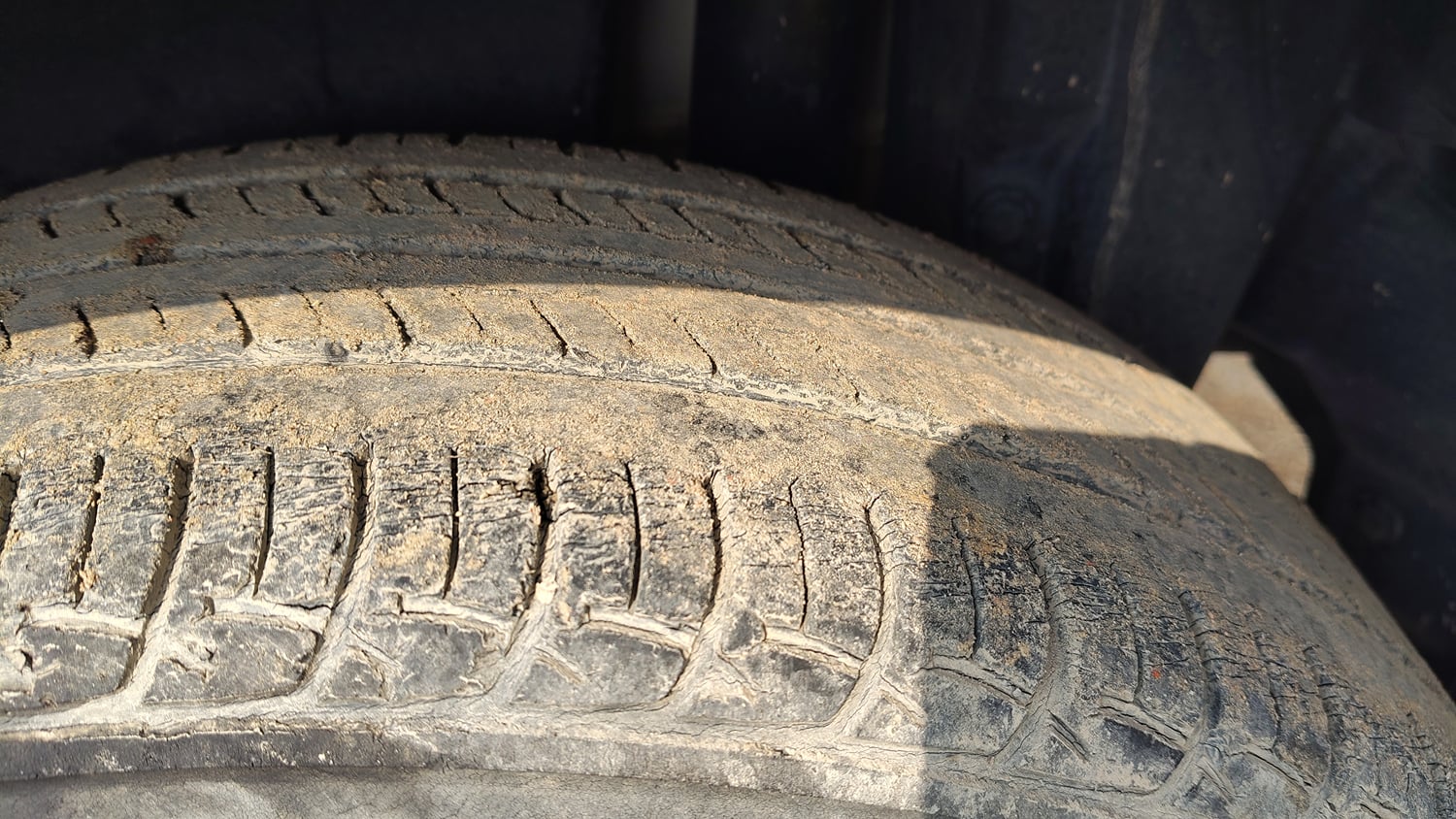 Used 2012 Maruti Suzuki Swift Dzire ZXI Petrol Manual tyres LEFT REAR TYRE TREAD VIEW