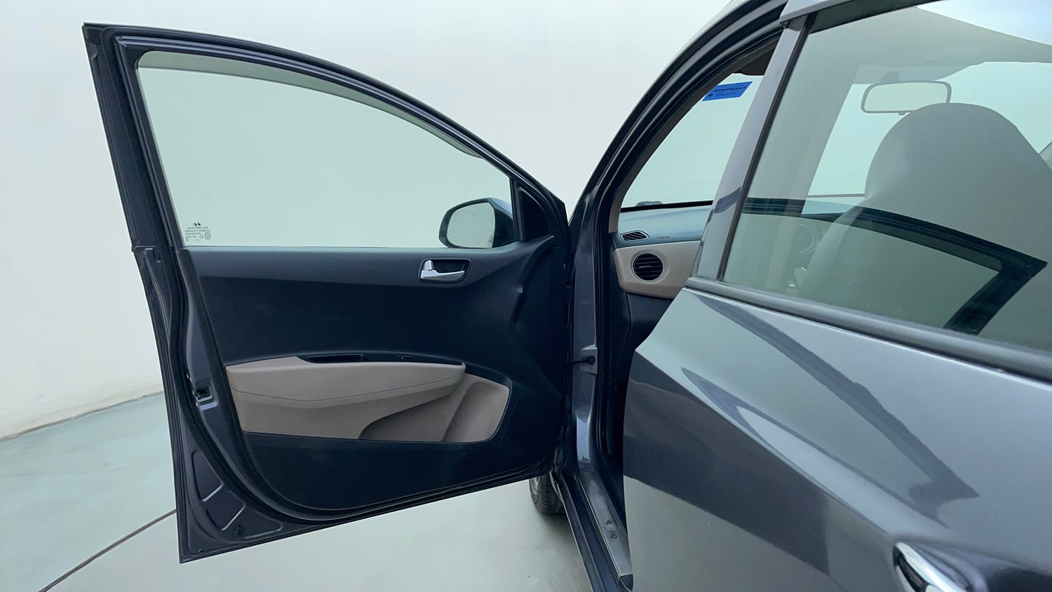 Used 2017 Hyundai Grand i10 Asta 1.2 Kappa VTVT Petrol Manual interior LEFT FRONT DOOR OPEN VIEW