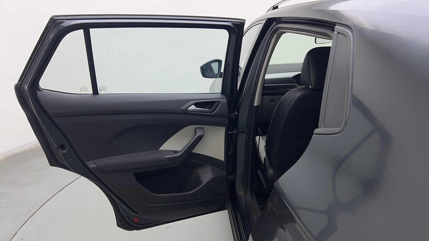 Used 2023 Volkswagen Taigun Highline 1.0 TSI MT Petrol Manual interior LEFT REAR DOOR OPEN VIEW