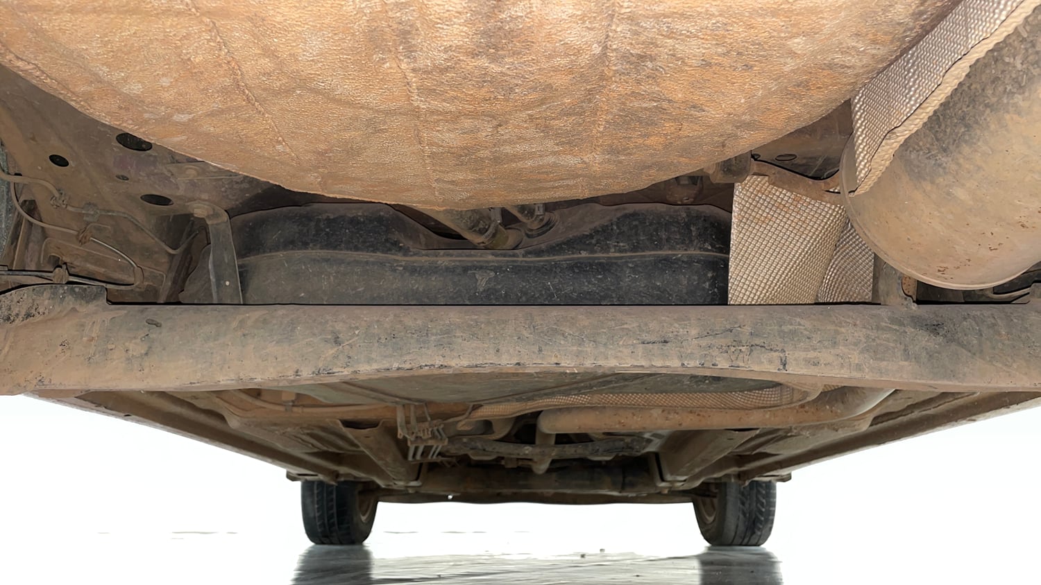 Used 2019 Ford Figo Aspire Titanium Plus 1.5 TDCi Diesel Manual extra REAR UNDERBODY VIEW (TAKEN FROM REAR)