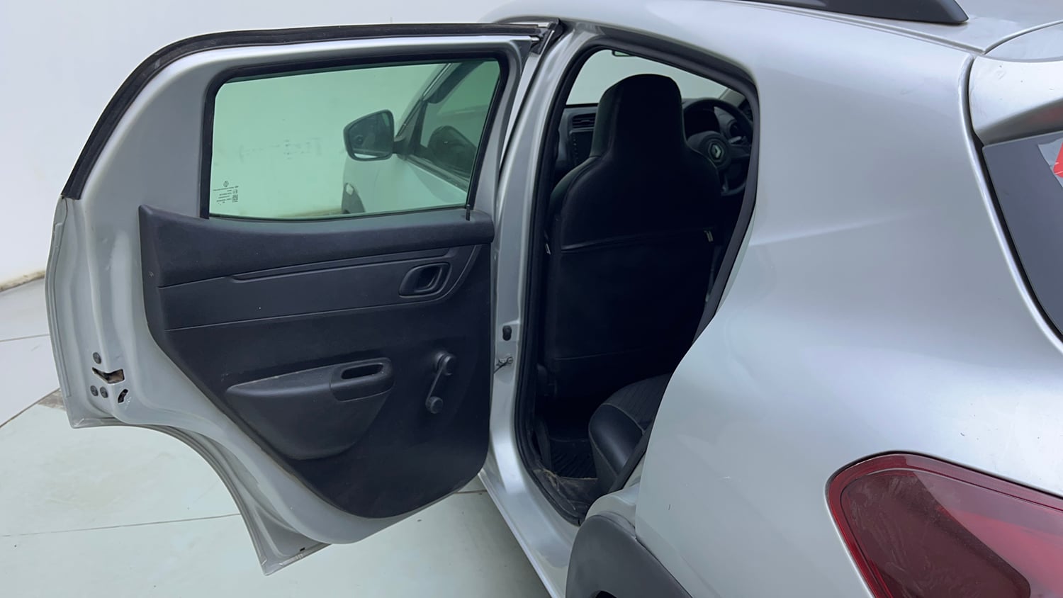 Used 2021 Renault Kwid RXL Petrol Manual interior LEFT REAR DOOR OPEN VIEW