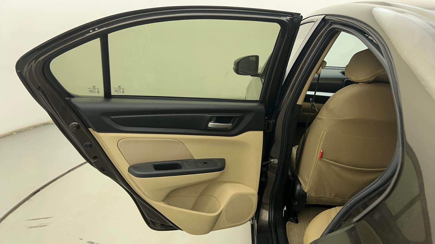 Used 2024 Honda Amaze VX 1.2 Petrol CVT Petrol Automatic interior LEFT REAR DOOR OPEN VIEW