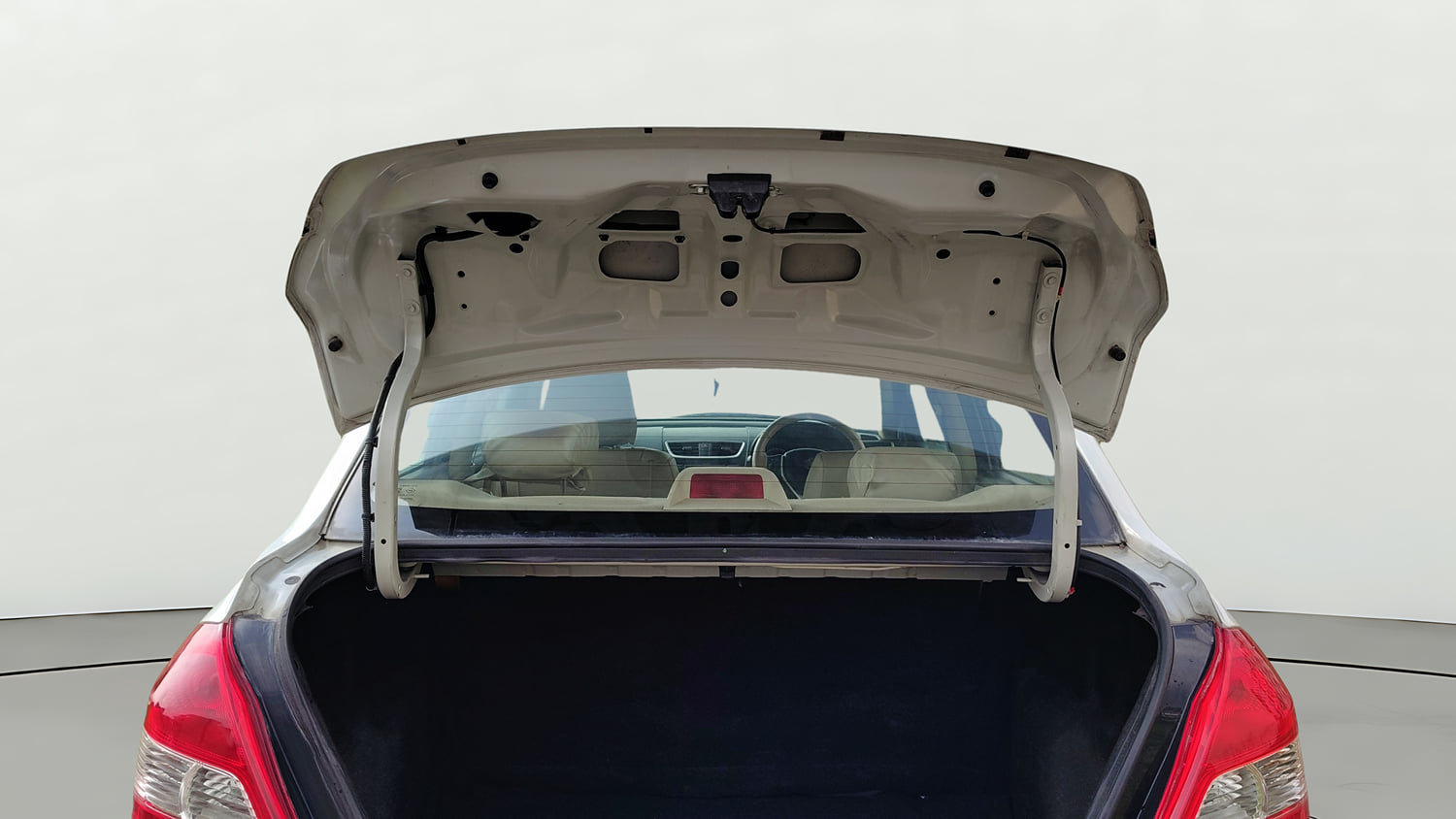 Used 2012 Maruti Suzuki Swift Dzire ZXI Petrol Manual interior DICKY DOOR OPEN VIEW