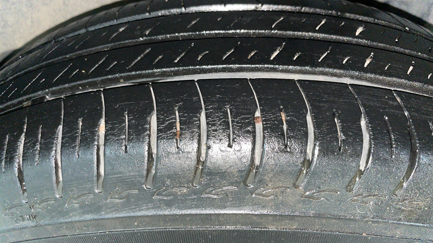 Used 2018 Maruti Suzuki Dzire VXi Petrol Manual tyres LEFT REAR TYRE TREAD VIEW