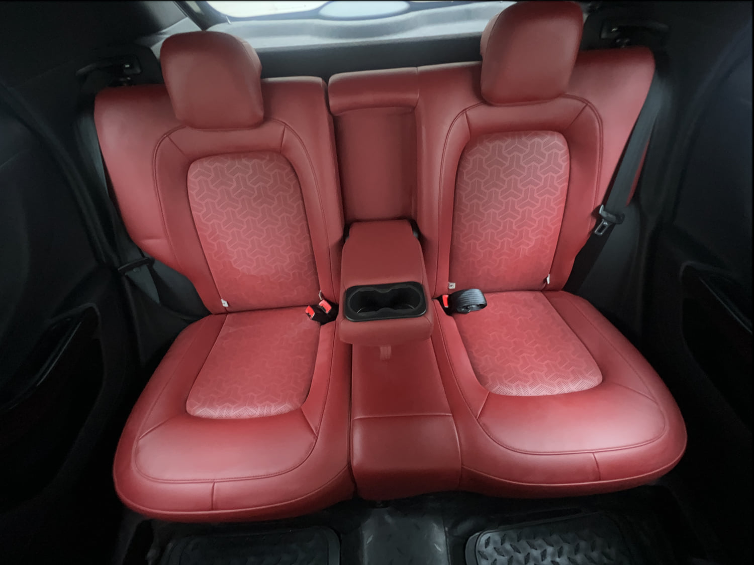 Used 2023 Tata Nexon XZA Plus LUXS Red Dark Edition Petrol Automatic interior REAR SEAT CONDITION VIEW
