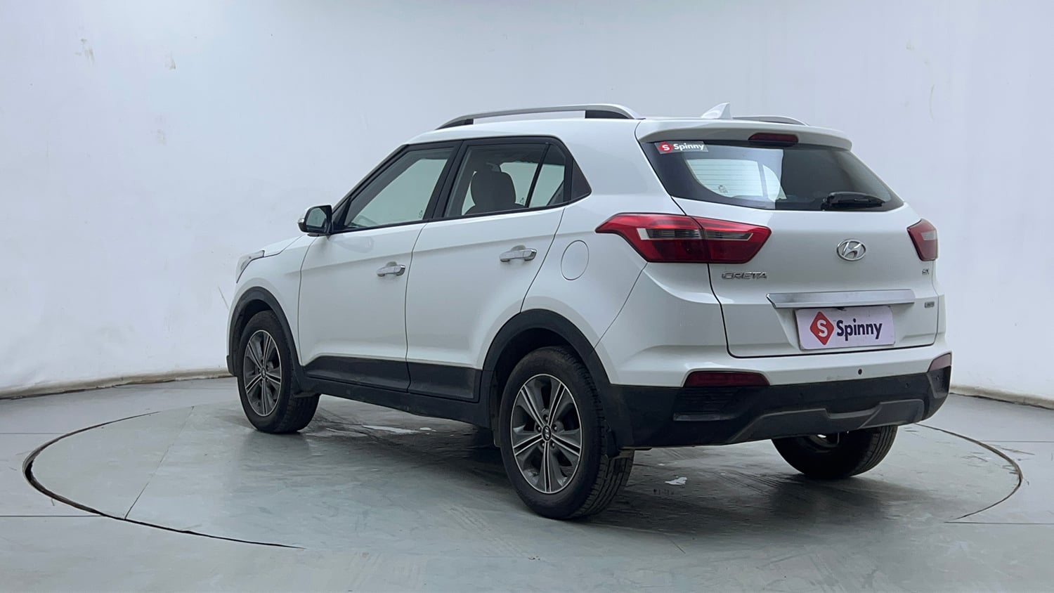Used 2016 Hyundai Creta 1.6 SX Plus AT Petrol Petrol Automatic exterior LEFT REAR CORNER VIEW
