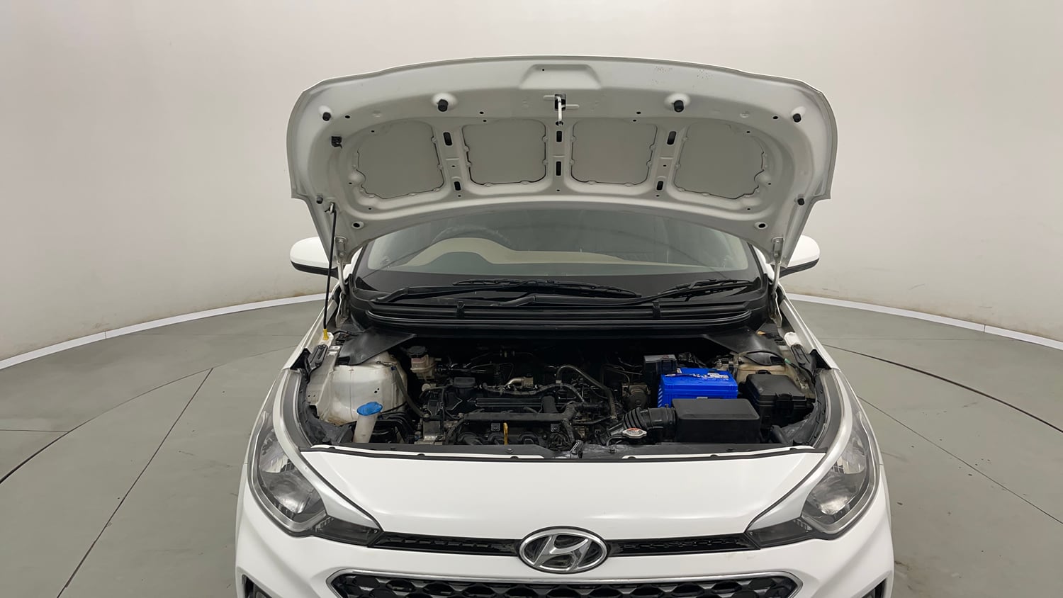 Used 2019 Hyundai Elite i20 Magna Plus 1.2 Petrol Manual engine ENGINE & BONNET OPEN FRONT VIEW
