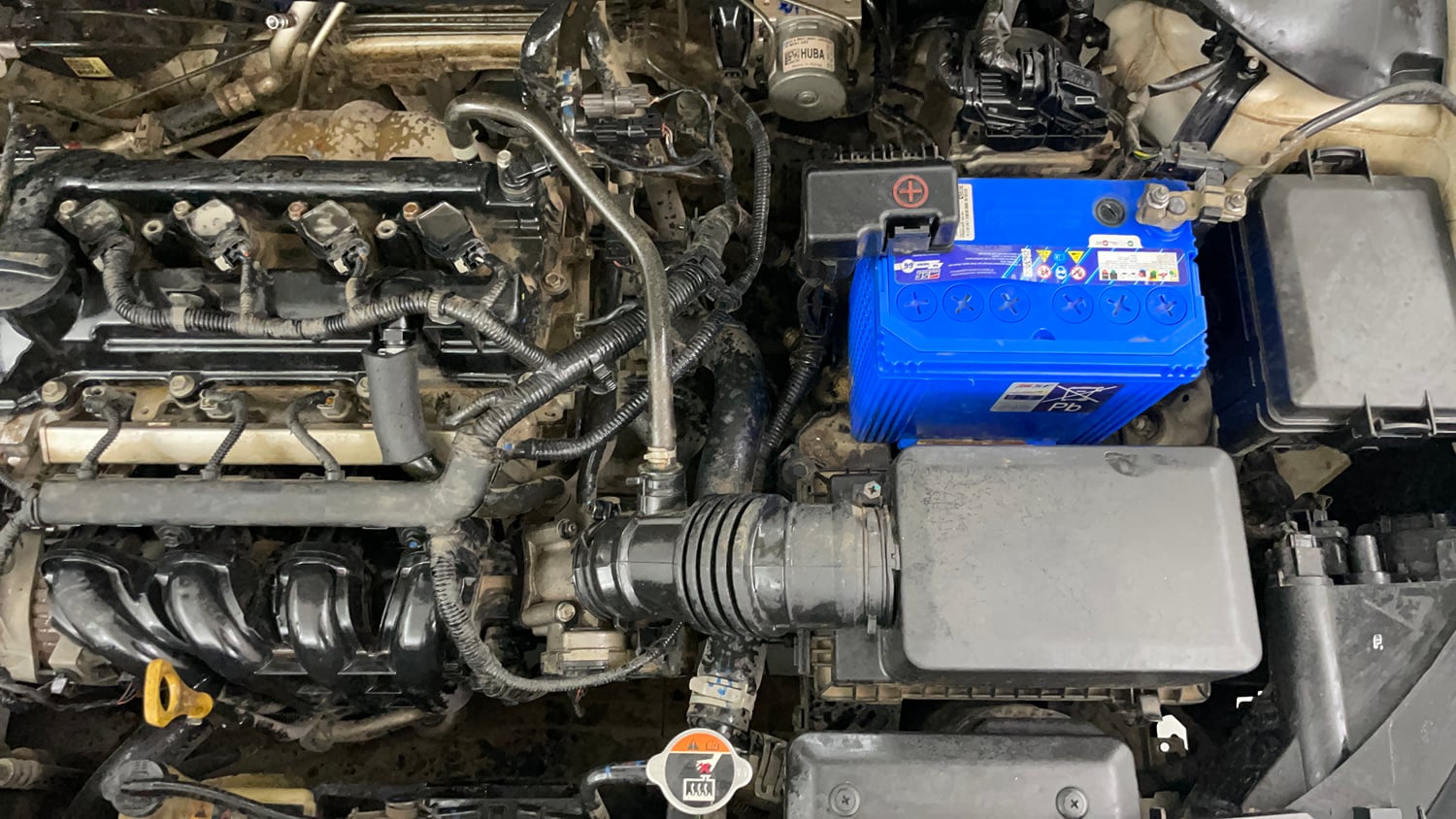 Used 2019 Hyundai Elite i20 Magna Plus 1.2 Petrol Manual engine ENGINE LEFT SIDE VIEW