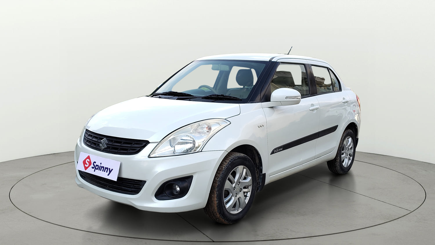Used 2012 Maruti Suzuki Swift Dzire ZXI Petrol Manual exterior LEFT FRONT CORNER VIEW