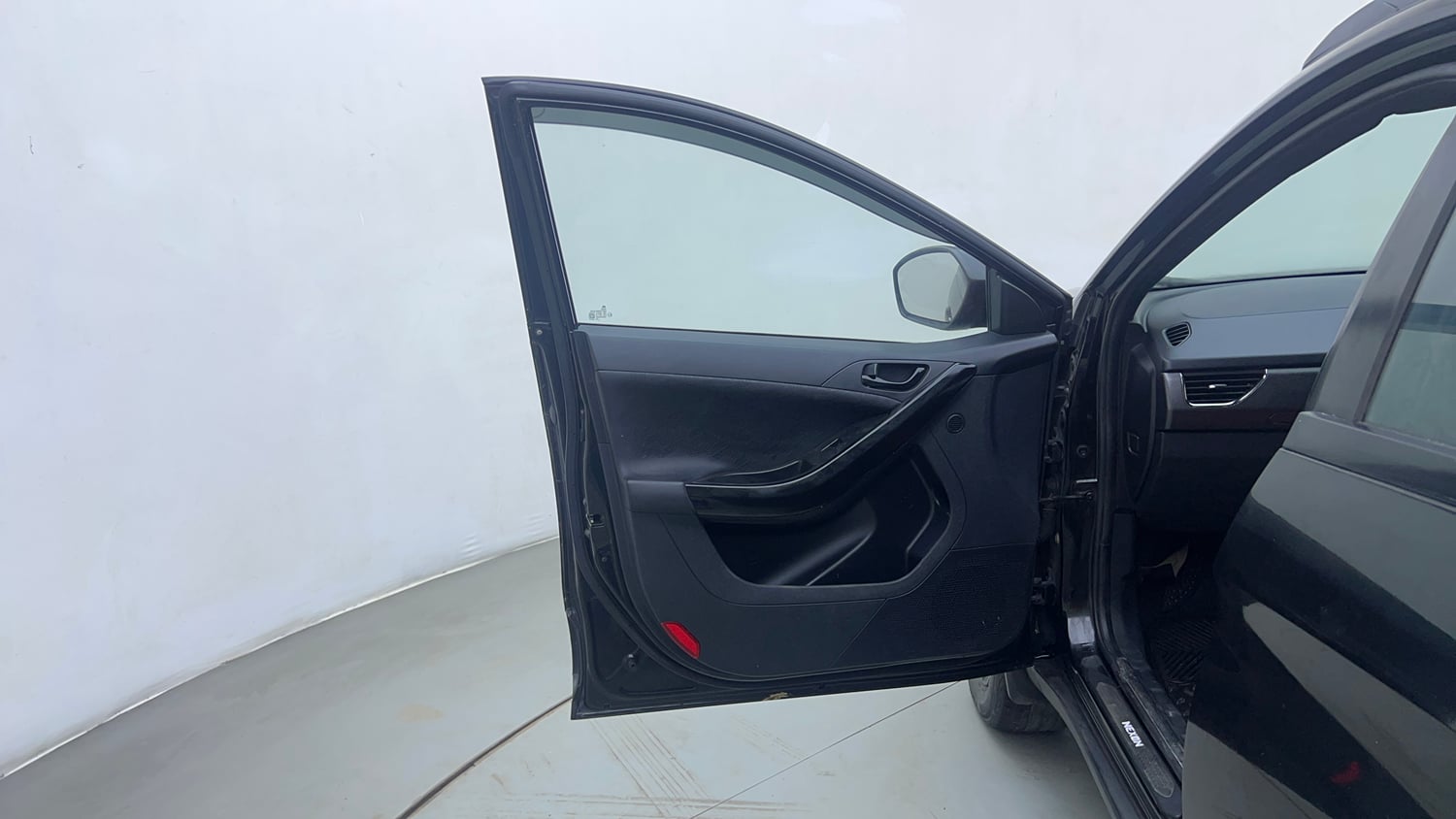Used 2023 Tata Nexon XZA Plus LUXS Red Dark Edition Petrol Automatic interior LEFT FRONT DOOR OPEN VIEW