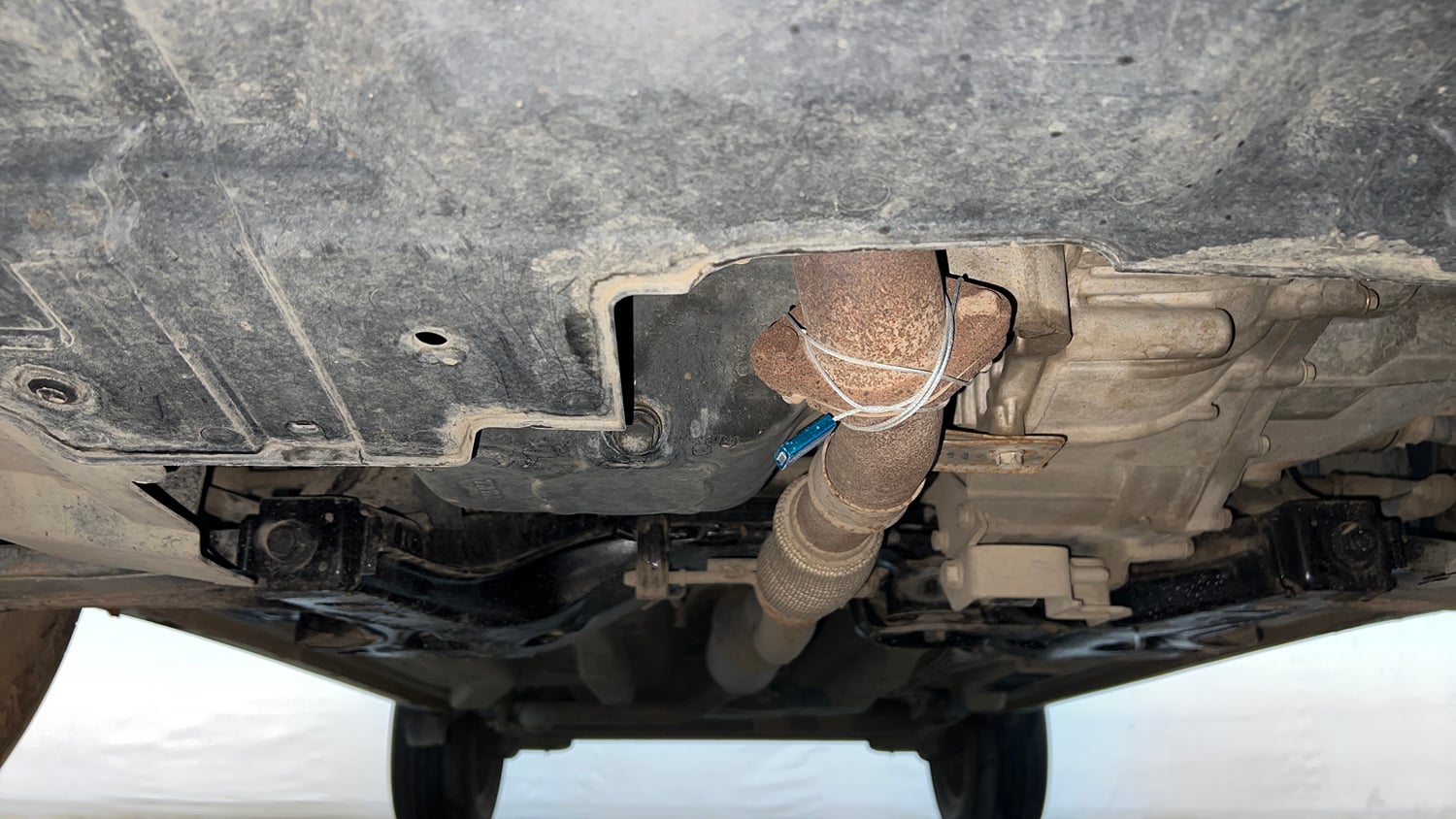 Used 2024 Tata Nexon Creative 1.2 Revotron Petrol 6MT Petrol Manual extra FRONT LEFT UNDERBODY VIEW