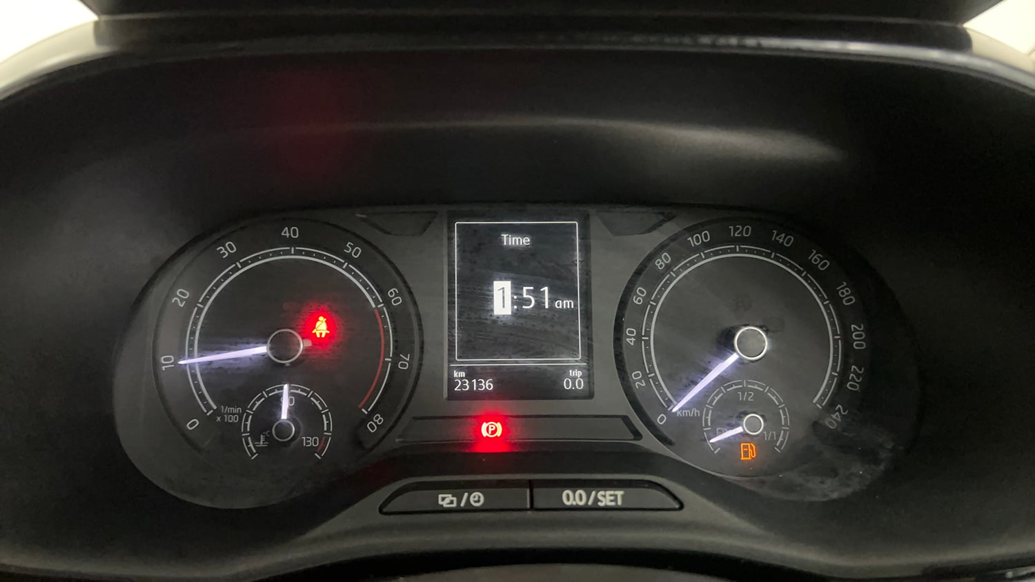 Used 2022 Skoda Slavia Ambition 1.0L TSI AT Petrol Automatic interior CLUSTERMETER VIEW