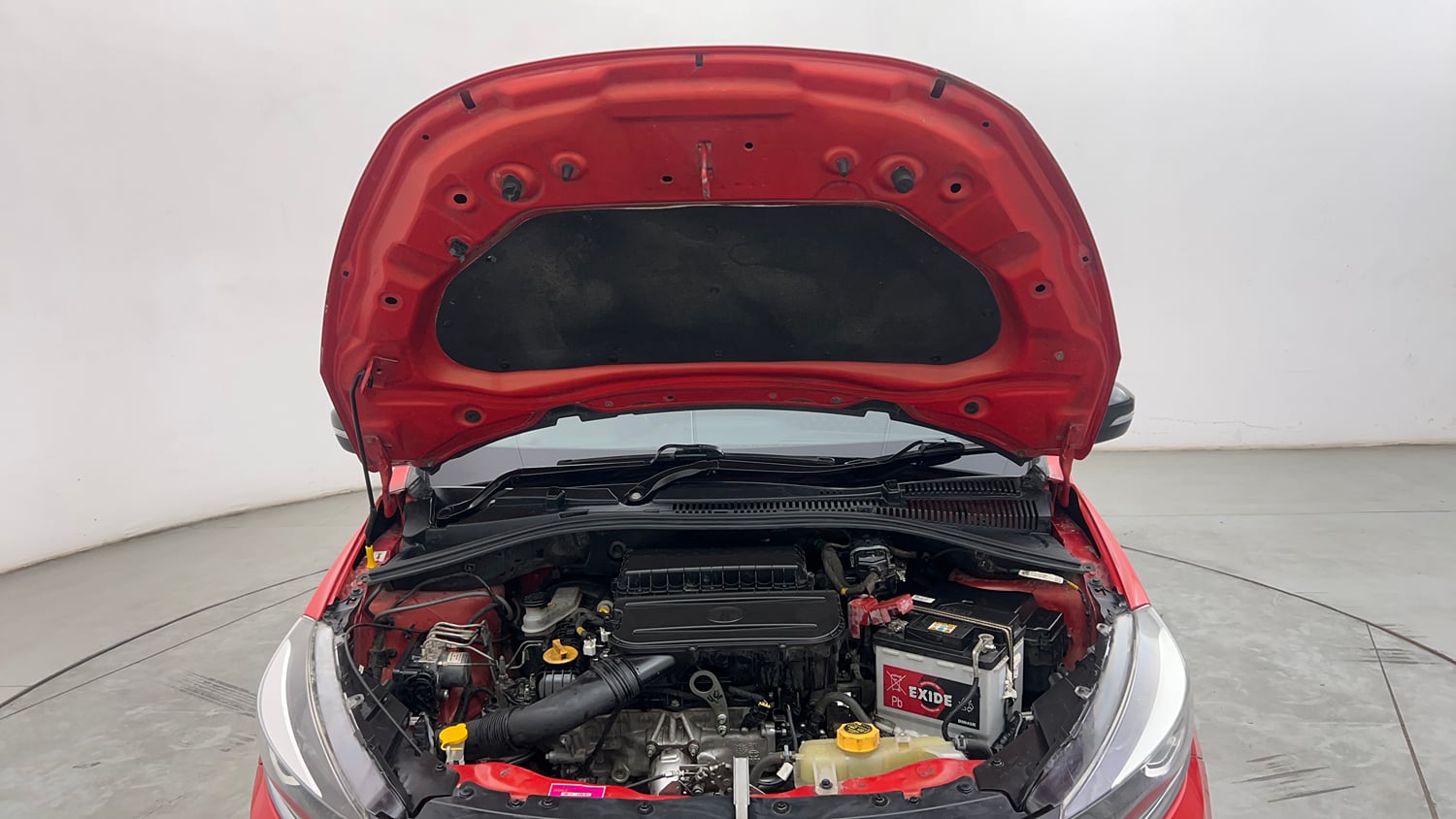 Used 2024 Tata Tiago XZA Plus iCNG Cng Automatic engine ENGINE & BONNET OPEN FRONT VIEW