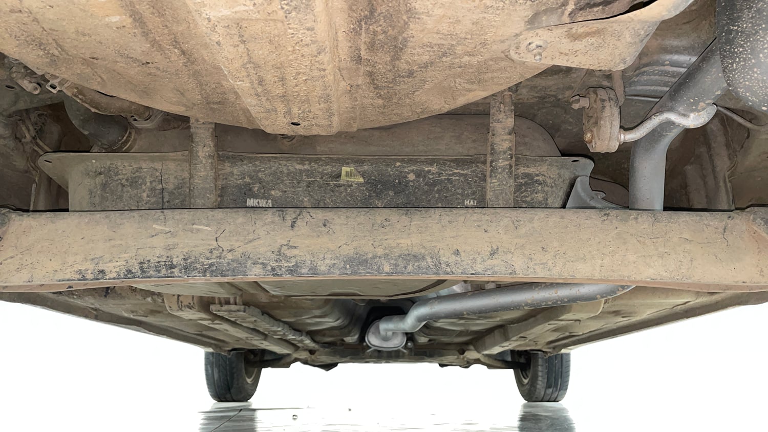 Used 2017 Hyundai Grand i10 Asta 1.2 Kappa VTVT Petrol Manual extra REAR UNDERBODY VIEW (TAKEN FROM REAR)