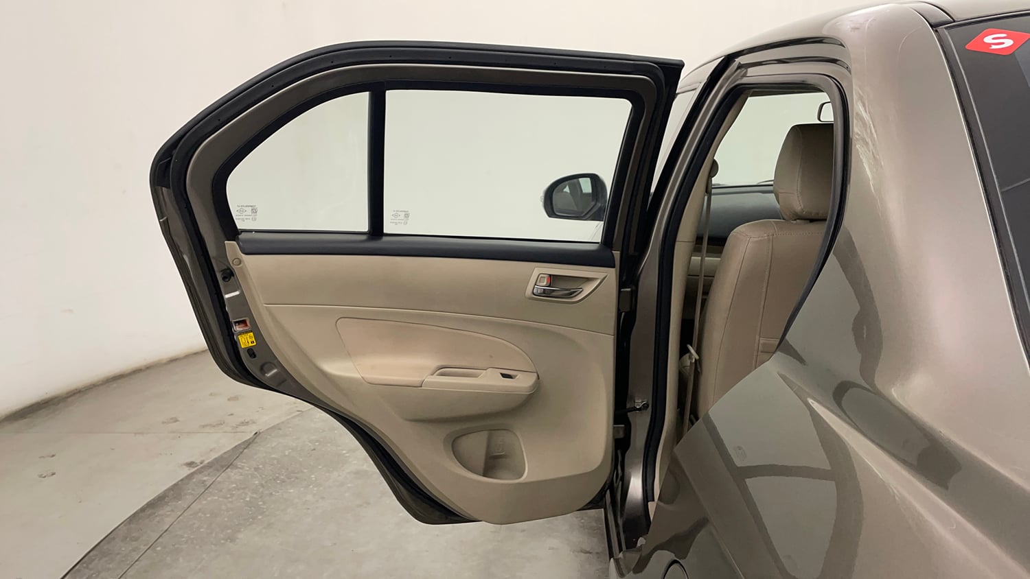 Used 2016 Maruti Suzuki Swift Dzire VXI Petrol Manual interior LEFT REAR DOOR OPEN VIEW